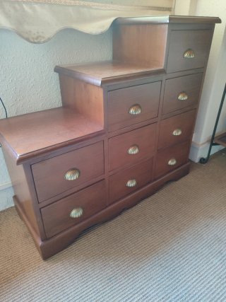 Mueble Escalera Madera Marrón