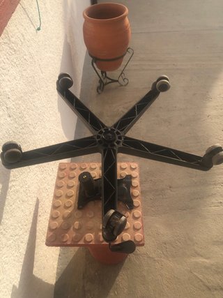 Base silla oficina con ruedas