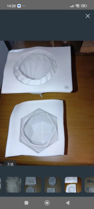 Set de moldes para velas de silicona