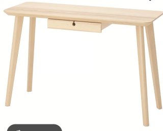 Escritorio Ikea LISABO madera claro