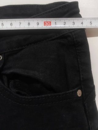 Pantalón acampanado negro