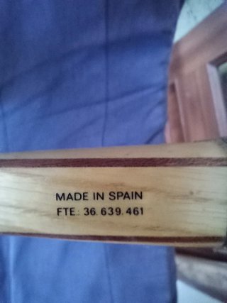 Raqueta de tenis vintage madera