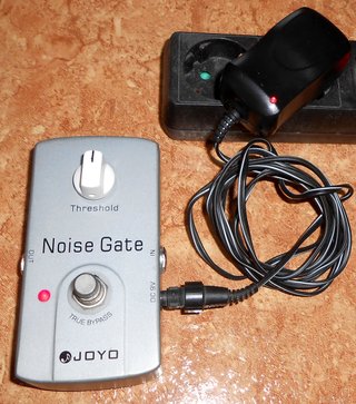 Pedal guitarra JOYO Noise Gate+Fuente alimentación