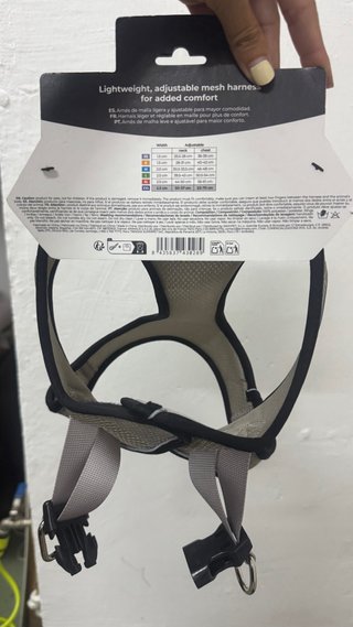 Arnés para perro GOTOO Malla Gris XXL