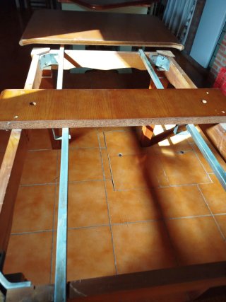 Mesa comedor extensible madera