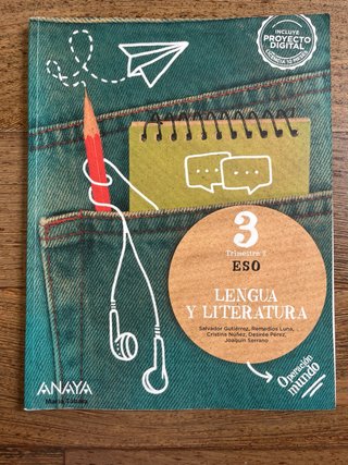 Libro Lengua y literatura 3 ESO