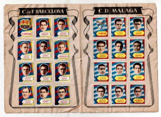 Álbum Ases del Fútbol 1952/53 Bruguera Completo