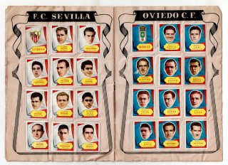 Álbum Ases del Fútbol 1952/53 Bruguera Completo