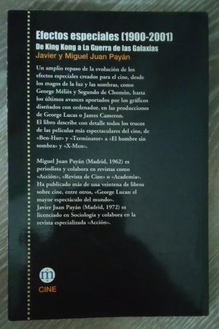 Libro "Efectos especiales. (1900-2001)".