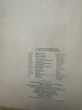 Coleccion de 11 titulos de las aventuras de tintin