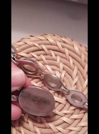 Conjunto Plata y Piedra Luna: Pulsera y Colgante