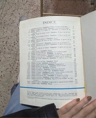Lengua española 5 y 4