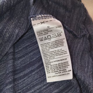 T-shirt GAP Uomo M Blu Melange Casual