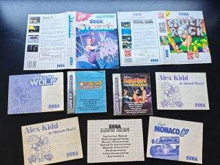 Portadas y manuales videojuegos Sega/Nintendo