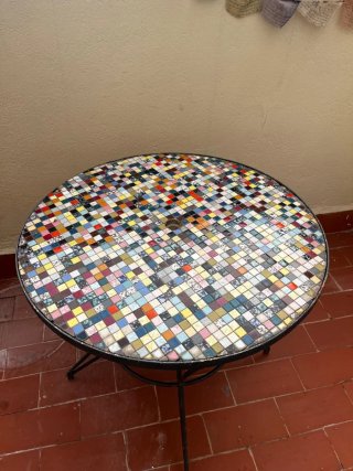 Mesa Terraza Mosaico Cerámica