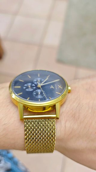 Orologio Armani Exchange ax2715 Uomo Nero e Oro