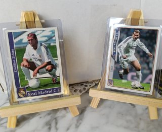 Cromos Tarjetas Zidane Real Madrid C.F.