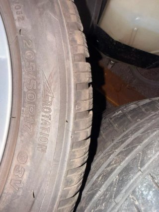 Llantas 17 Golf con gomas nuevas ,llantas nuevas