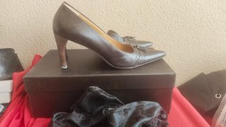 Tacones Gucci Marrón Talla 35