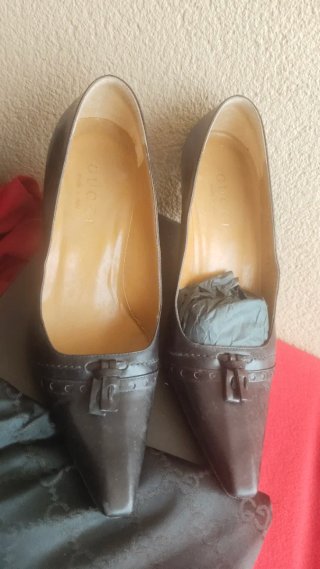Tacones Gucci Marrón Talla 35