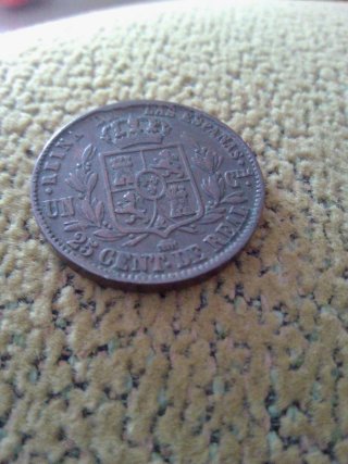 Moneda Isabel II 1857