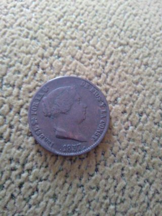 Moneda Isabel II 1857