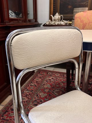 Silla Vintage Blanca -6 Uds disponibles