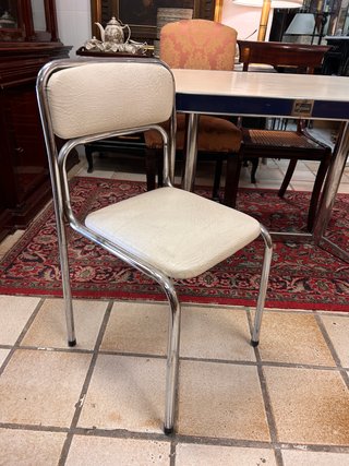 Silla Vintage Blanca -6 Uds disponibles