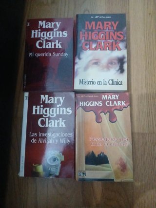 Lote de novelas Mary Higgins