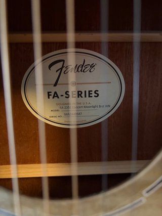 Guitarra Fender FA-235E Concert Moonlight Burst
