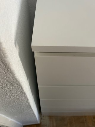 Cómoda Malm Ikea 6 cajones blanca