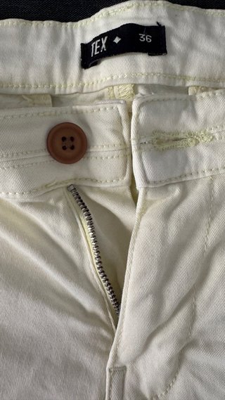 Pantalón corto TEX amarillo talla S