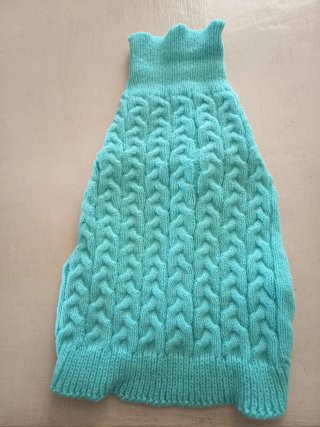 Cappottino per cani in maglia