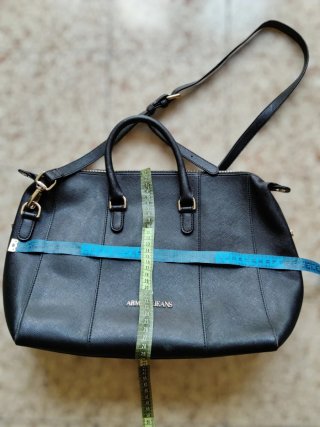 Borsa Armani Jeans Nera Saffiano Pelle