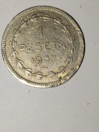 Lote 1 y 2 Pesetas 1937 Euskadi Guerra Civil