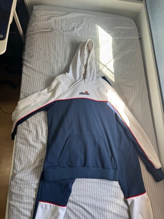 Chándal Ellesse Talla M Azul y Blanco