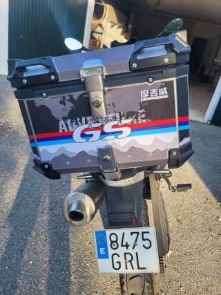 BMW F800 GS Adventure Naranja Negra