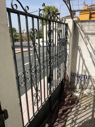 Cancelas de hierro forjado Ancho 2,17 m Alto 2,20m