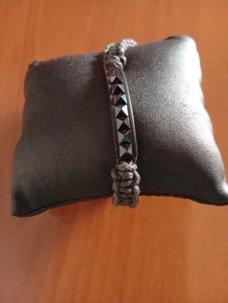 Pulsera Acero Negra