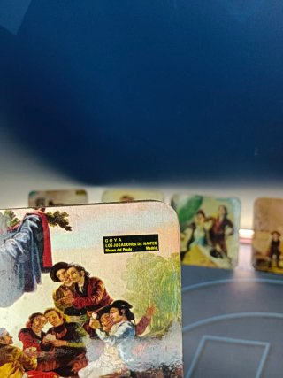 8 Posavasos Goya 9,5x9,5 cm