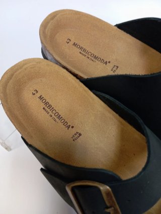 Sandali ciabatte uomo nuove in vera pelle 43