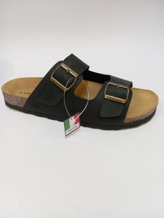 Sandali ciabatte uomo nuove in vera pelle 43
