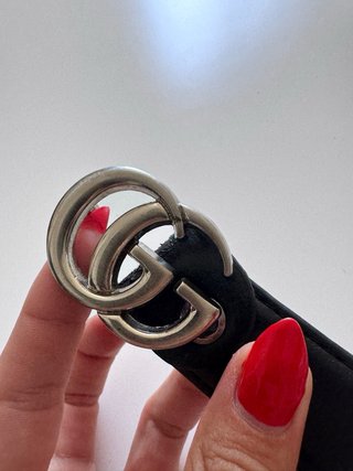 Cintura Gucci GG Nero