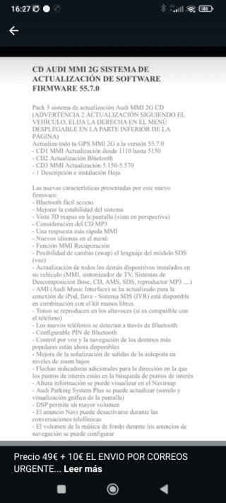 Reparación Bootloader Audi MMI 2G