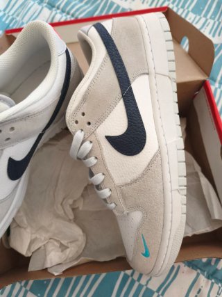 Nike Dunk Low Gris y Blanco