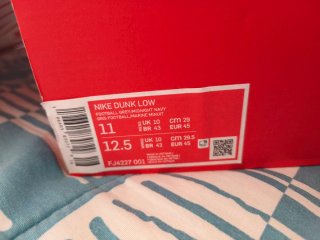 Nike Dunk Low Gris y Blanco
