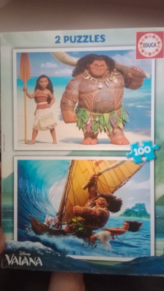 Puzzle Vaiana 2 Puzzles 100 Piezas Educa