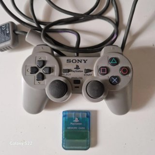 Mando y Tarjeta Memoria PS1 Sony