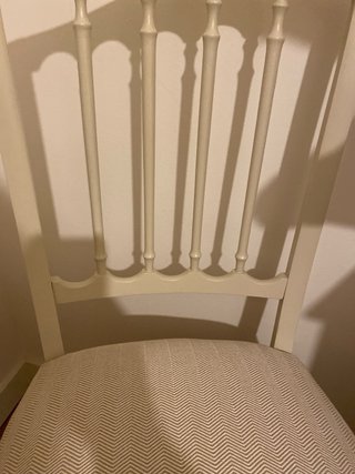 Silla estilo Napoleón beige