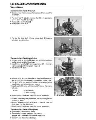 Manual de Taller Kawasaki KLX 450R 2012